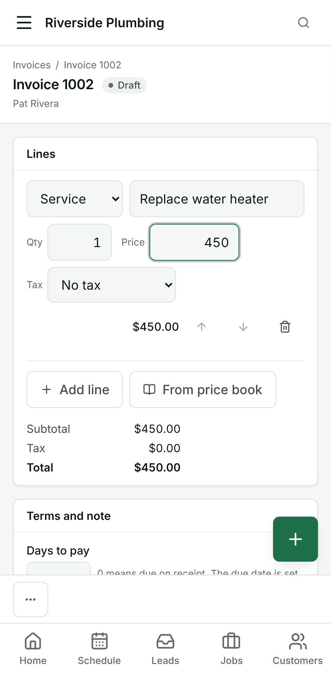 Price it, on a phone